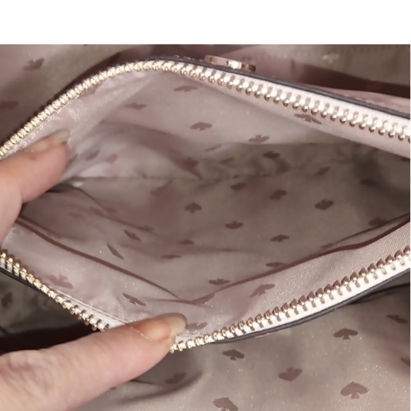 NWOT Kate Spade Dumpling Small Satchel Ivory Colored Handbag and Large Dustbag - Picture 13 of 16